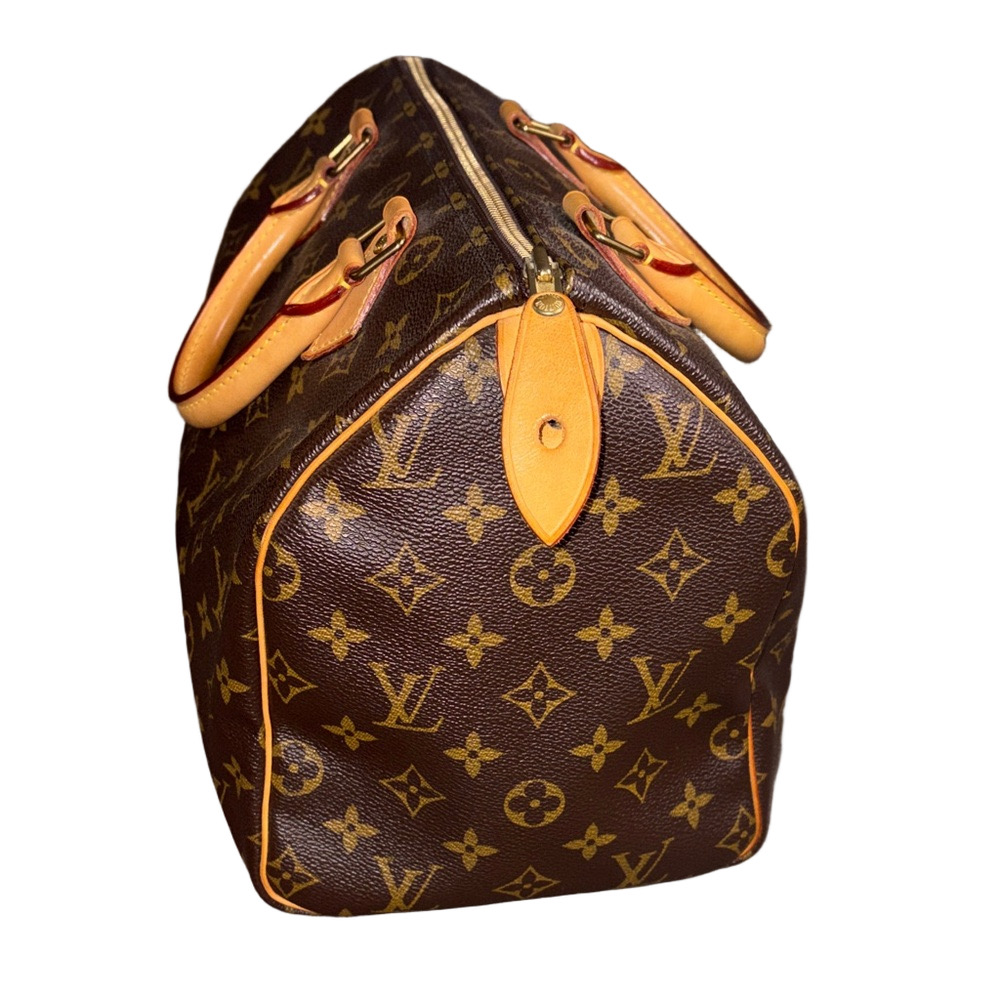 Louis Vuitton Speedy 30 Monogram Canvas| Dust Bag,Lock & Key| Authentic - Picture 5 of 16